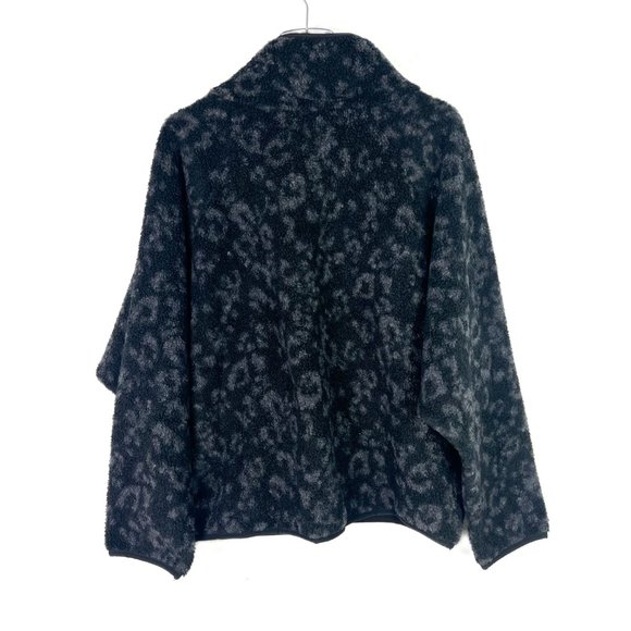 NWT All In Motion Sherpa Jacket Dark Gray Leopard Size Small S NEW S2228 - Picture 11 of 15